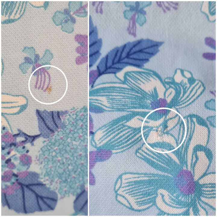Robe trapèze à fleurs