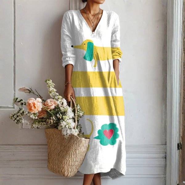 ESSARO | Robe de Confort Quotidien Mila