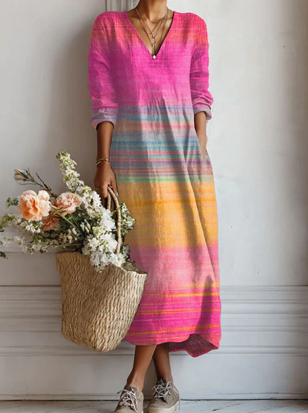 ESSARO | Robe de Confort Quotidien Marit