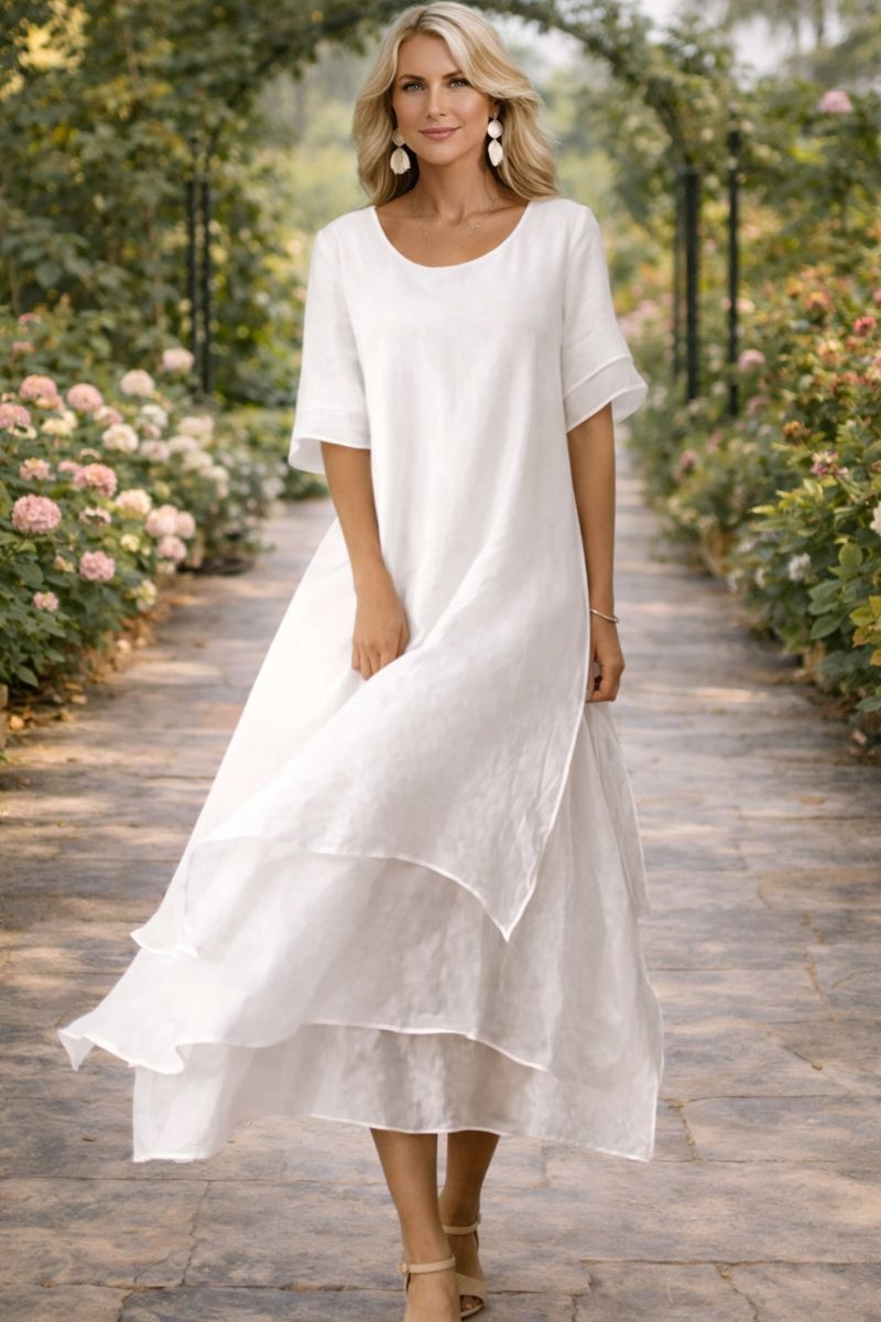 Esperanza | Robe longue fluide à la silhouette élégante