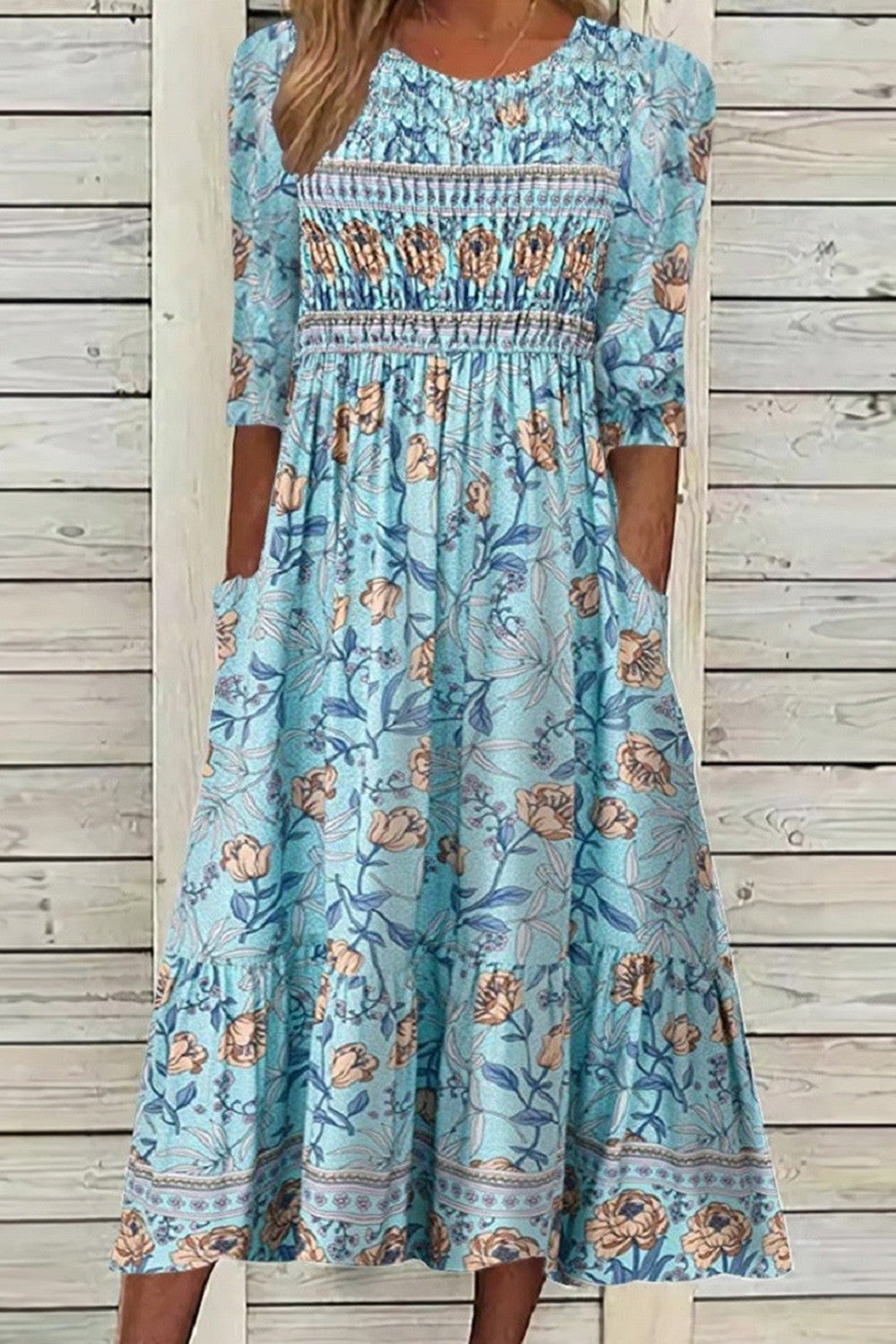Florencia | Robe fluide d'inspiration florale