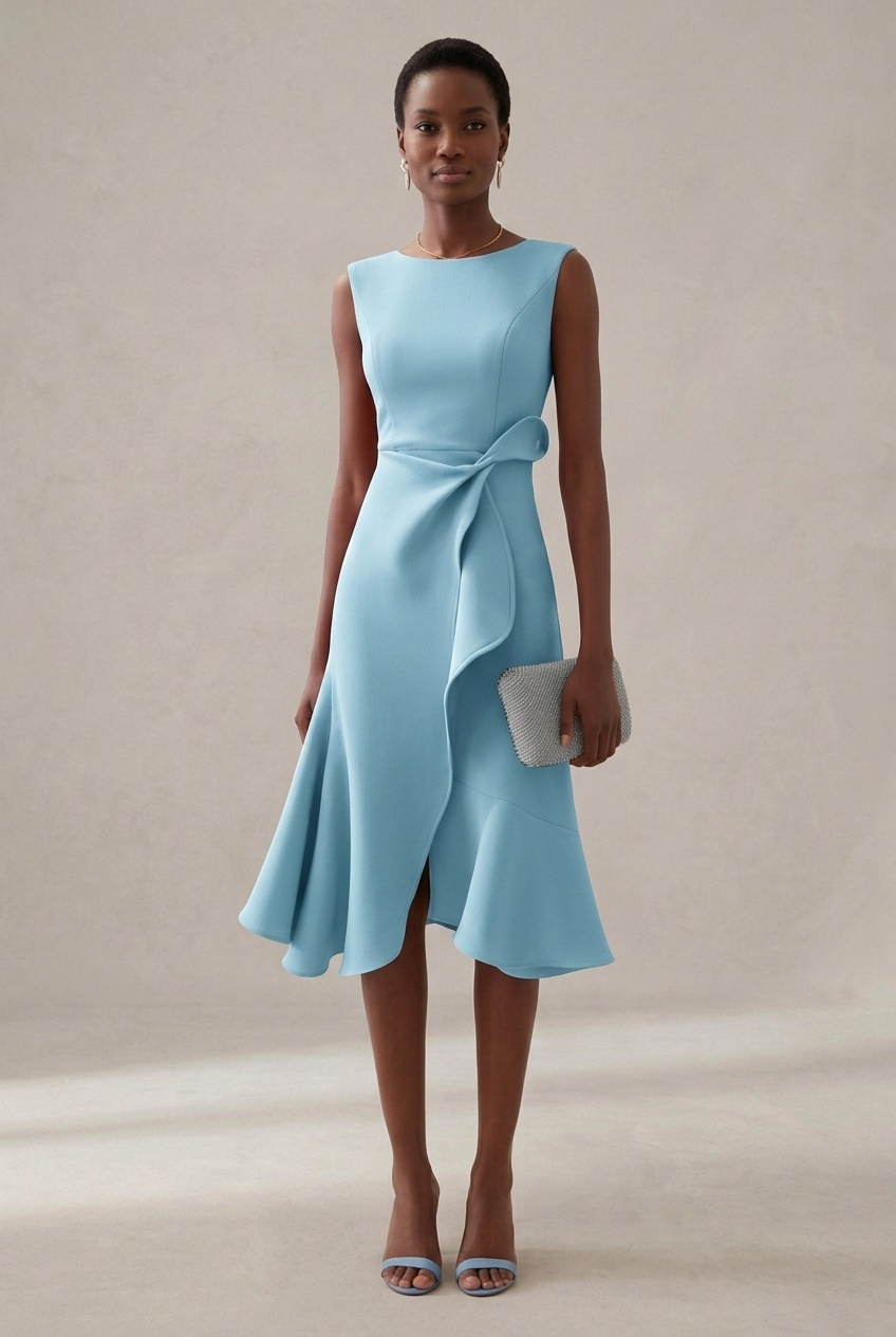 Darlene | Robe Midi Sophistiquée