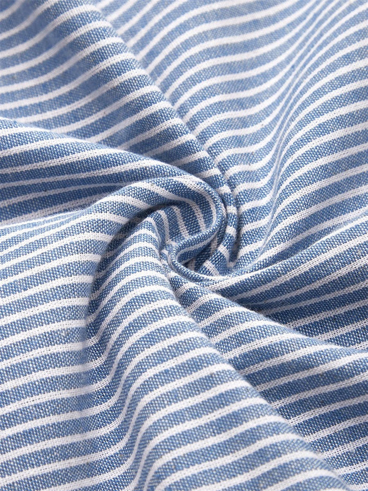 Marisol | Robe midi fluide à rayures