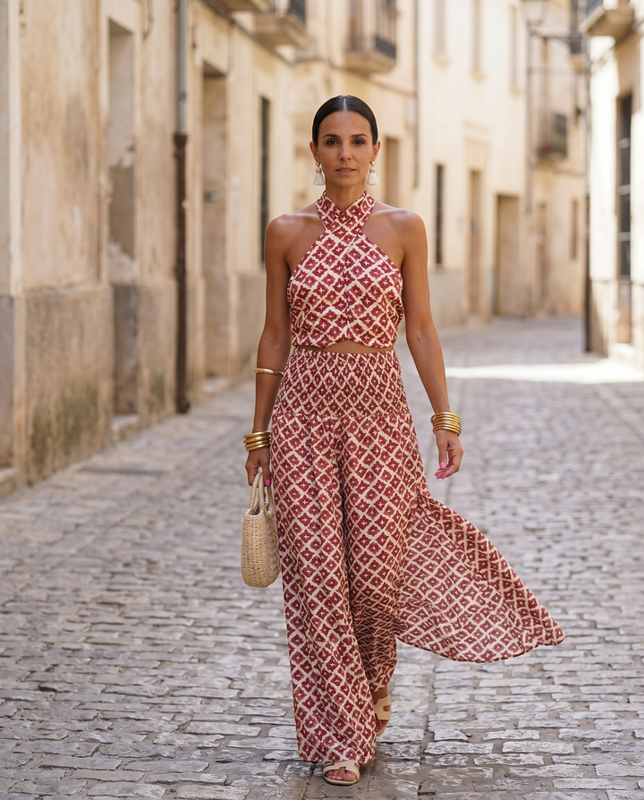 Elsa | Ensemble Élégant avec Design Épaules Dénudées