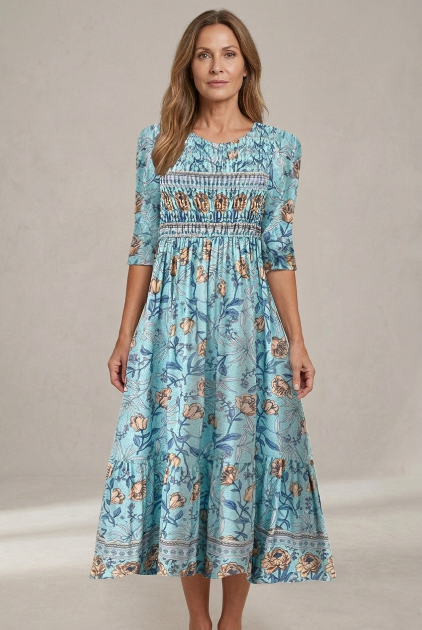 Florencia | Robe fluide d'inspiration florale