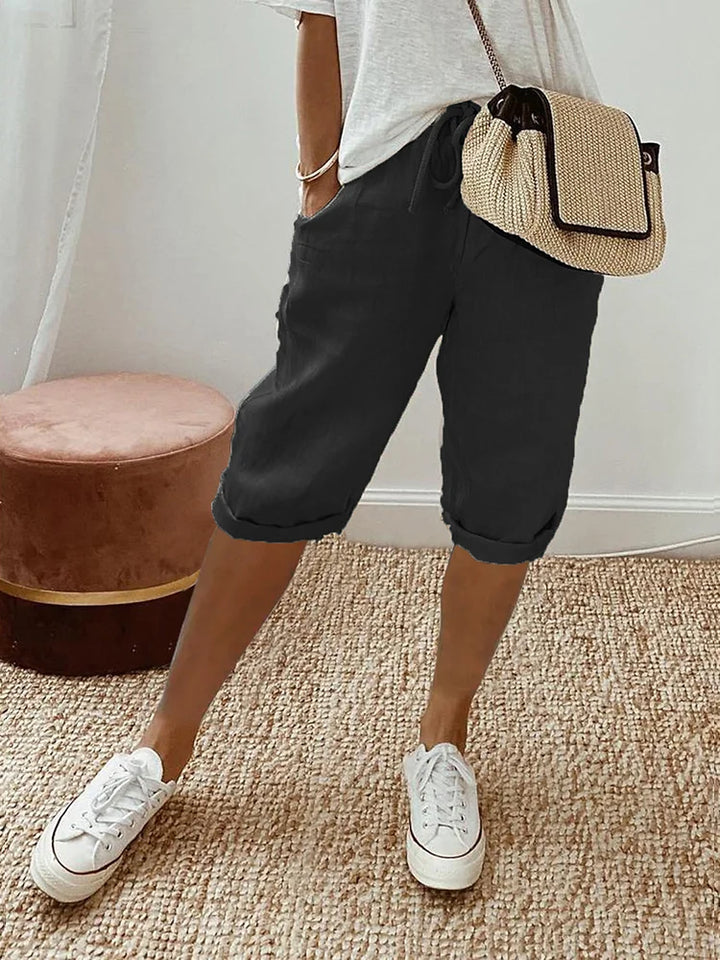 Laluna® | Katoen linnen Dames Shorts