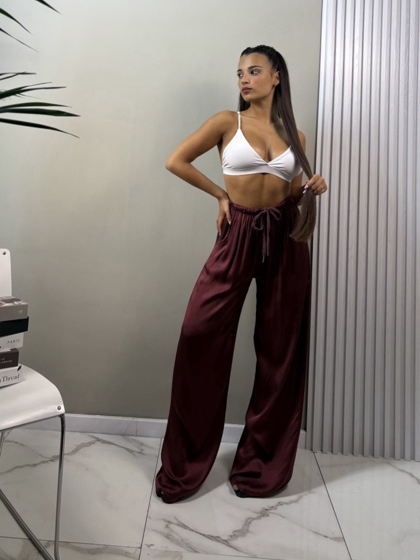 pantalone satin