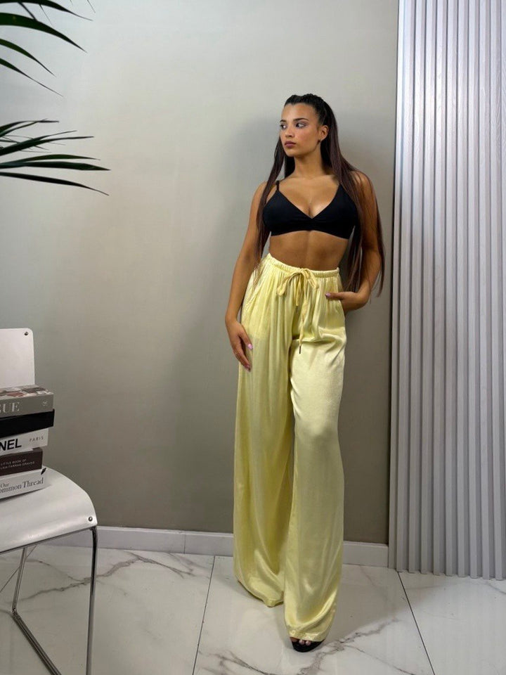 pantalone satin