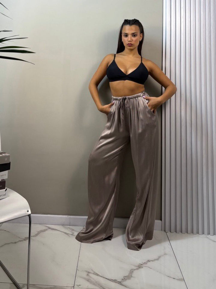pantalone satin