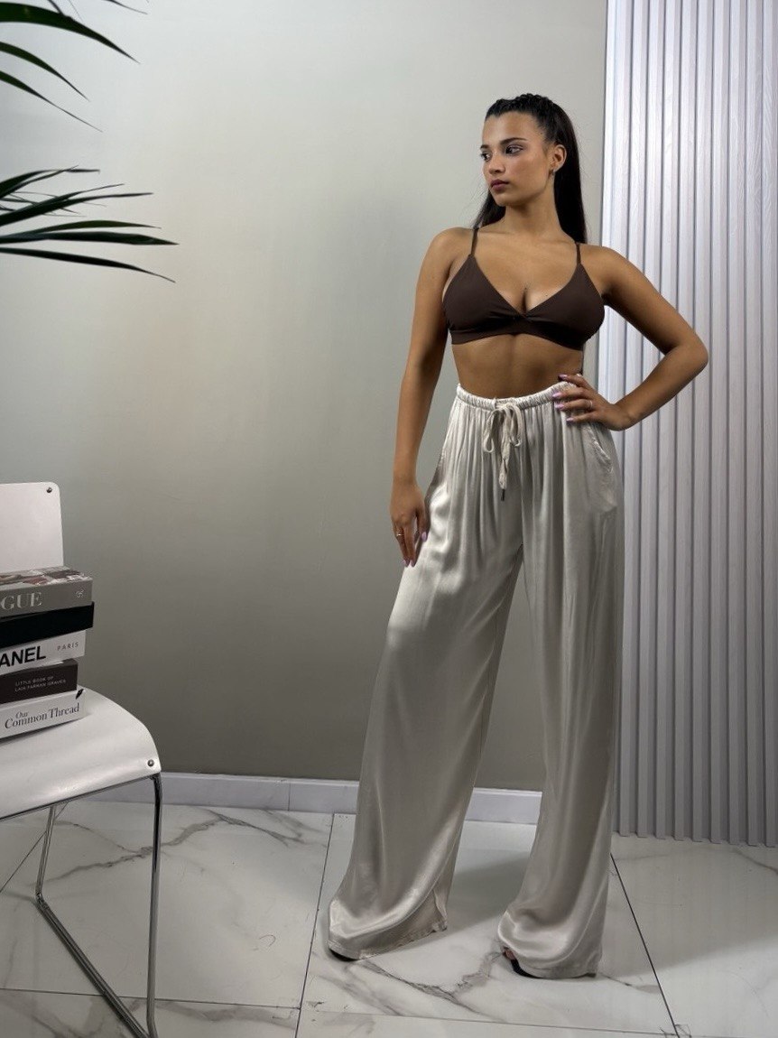 pantalone satin