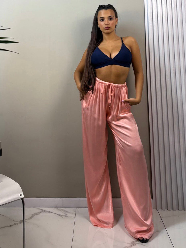 pantalone satin