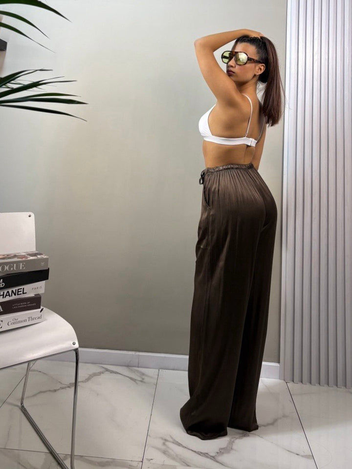 pantalone satin
