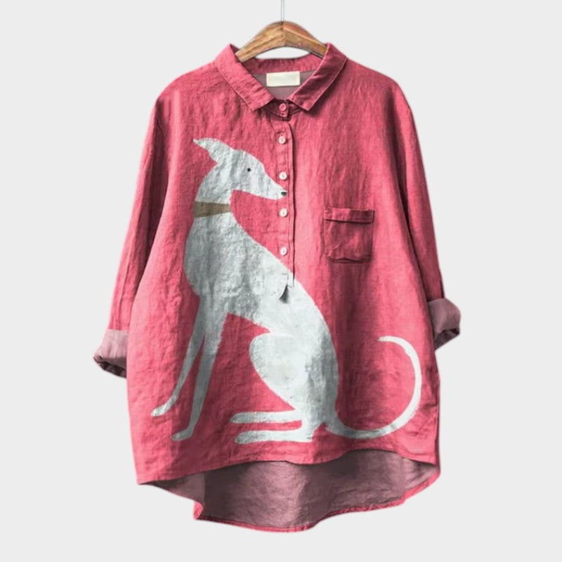 Amélie | Chemise d'Été Élégante en Lin