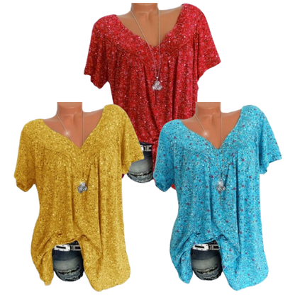 Moitié prix, seulement aujourd'hui 💥 Mode de printemps : manches courtes à imprimés