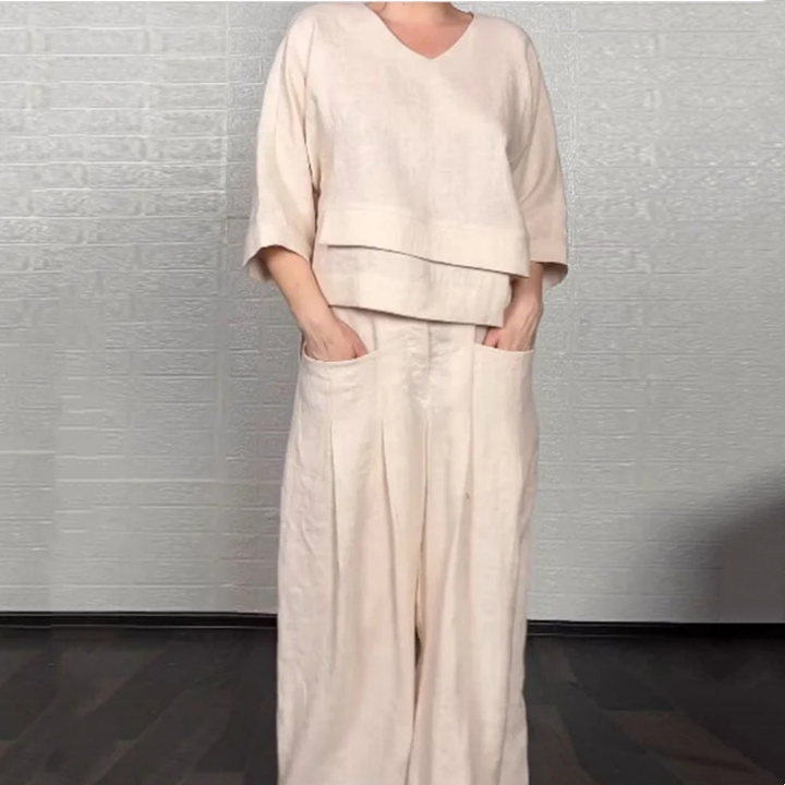 Noa | Ensemble minimaliste ample deux pièces