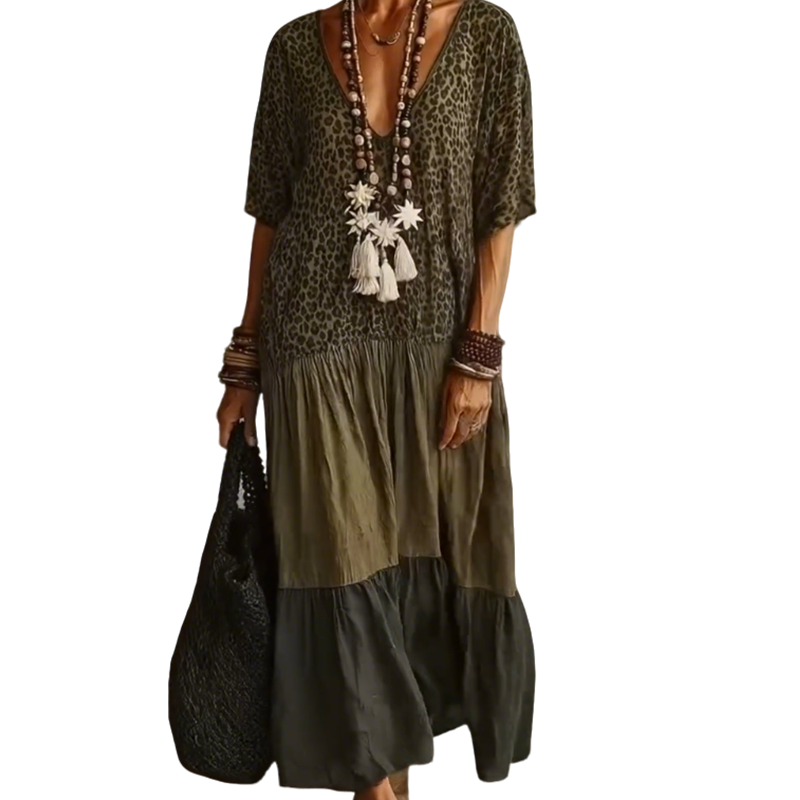 Robe longue bohème élégante pour femme