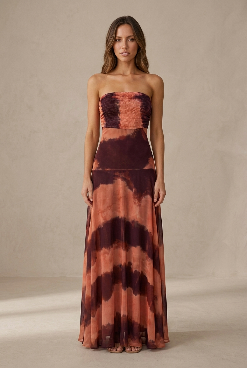 Sol | Robe maxi tie-dye