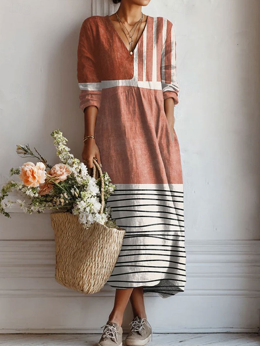 ESSARO | Robe de Confort Quotidien Zoey